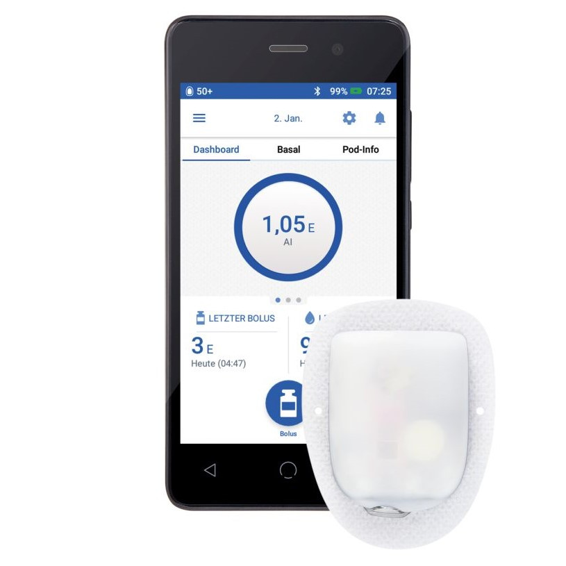 Omnipod DASH Starter Set mg/dl (PDM Kit + 10 Pods)