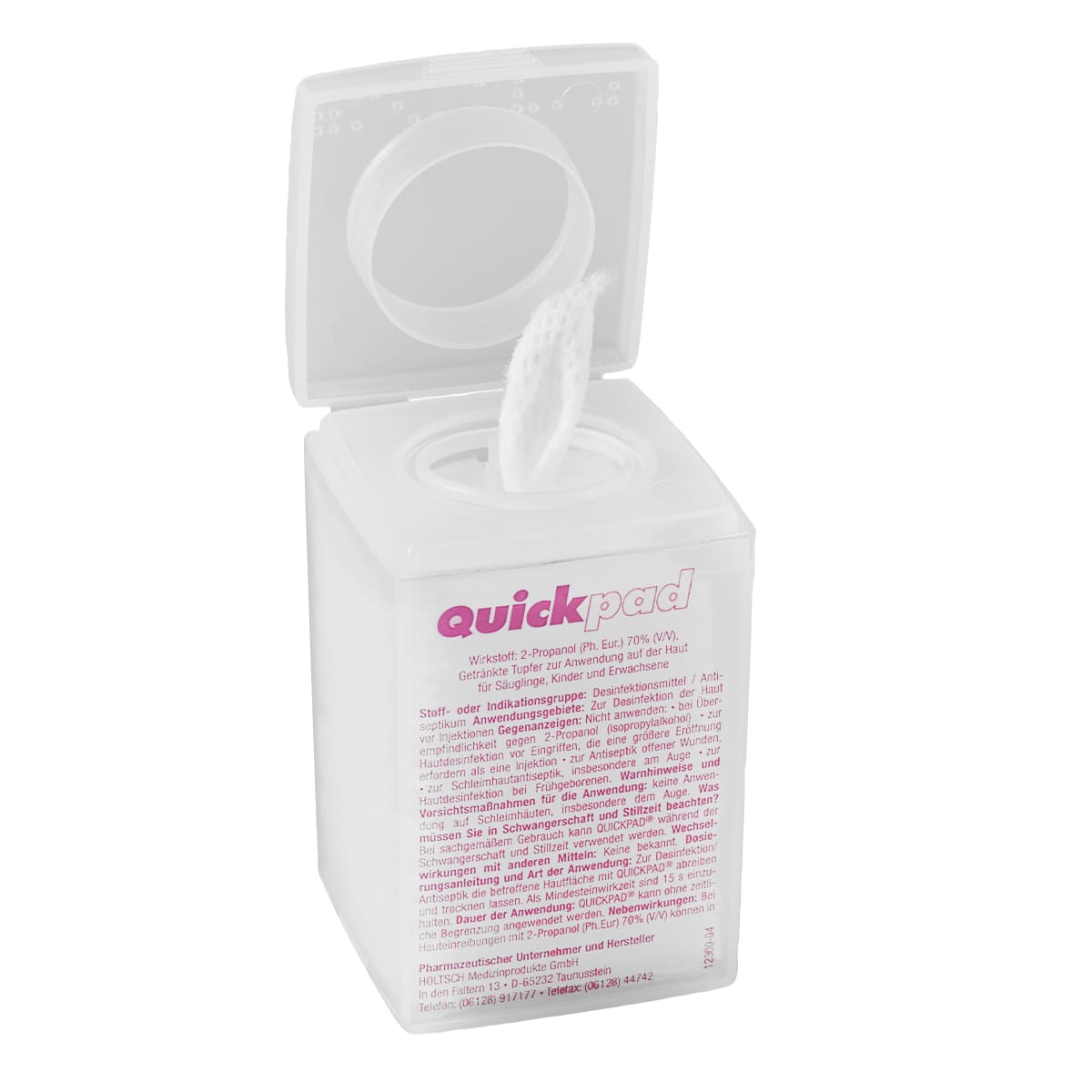 QuickPad Alkohol Tupfer 45 x 45 mm, 150 Stück QuickPad Alkohol Tupfer 45 x 45 mm, 150 Stück