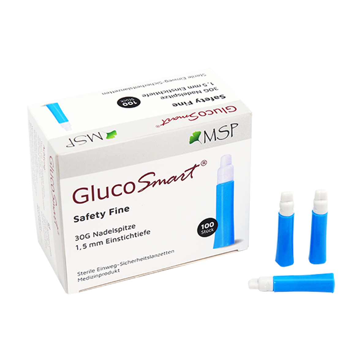 GlucoSmart Safety Fine Lanzetten, 30G