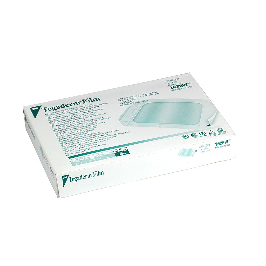 Tegaderm Film 10 x 12 cm - Fixierpflaster 1626W / 50 Stück 