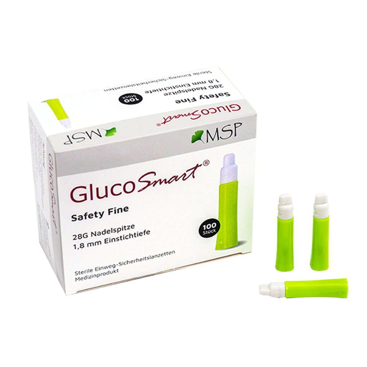 GlucoSmart Safety Fine Lanzetten, 28G