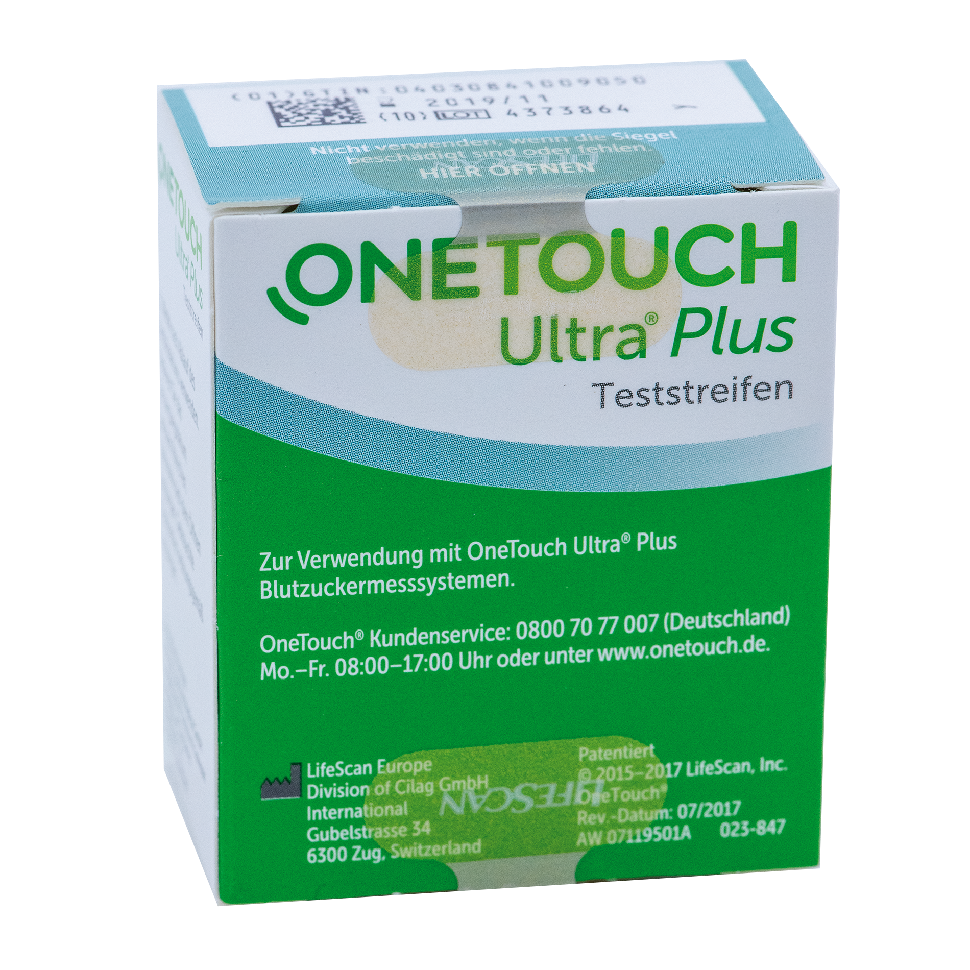 One Touch Ultra Plus Teststreifen