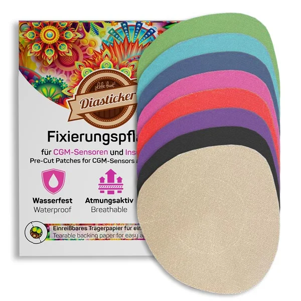 Diasticker Overpatch XL Fixierpflaster 8,5 x 8,5 cm verschiedene Farben / 10 Stück Diasticker Overpatch XL Fixierpflaster 8,5 x 8,5 cm verschiedene Farben / 10 Stück