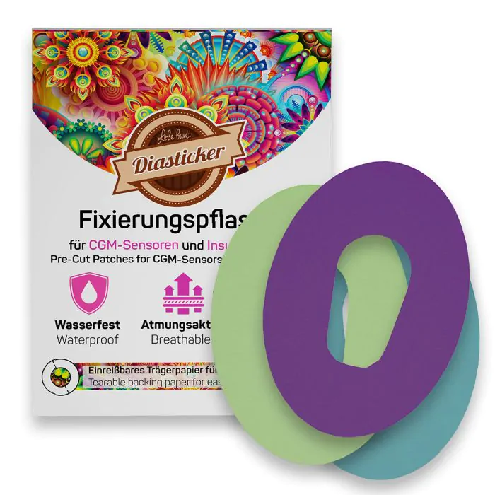 Diasticker Dexcom G6 Fixierpflaster - verschiedene Farben / 10 Stück Diasticker Dexcom G6 Fixierpflaster - verschiedene Farben / 10 Stück