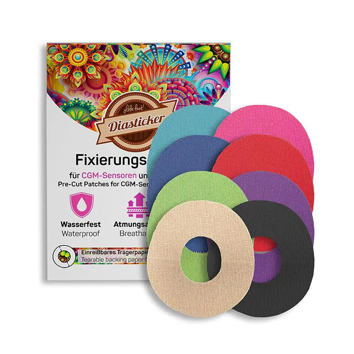 Diasticker Dexcom G7 Fixierpflaster - verschiedene Farben / 10 Stück Diasticker Dexcom G7 Fixierpflaster - verschiedene Farben / 10 Stück