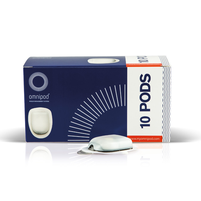 Omnipod Pods - Einmal-Insulinpumpe / 10 Stück