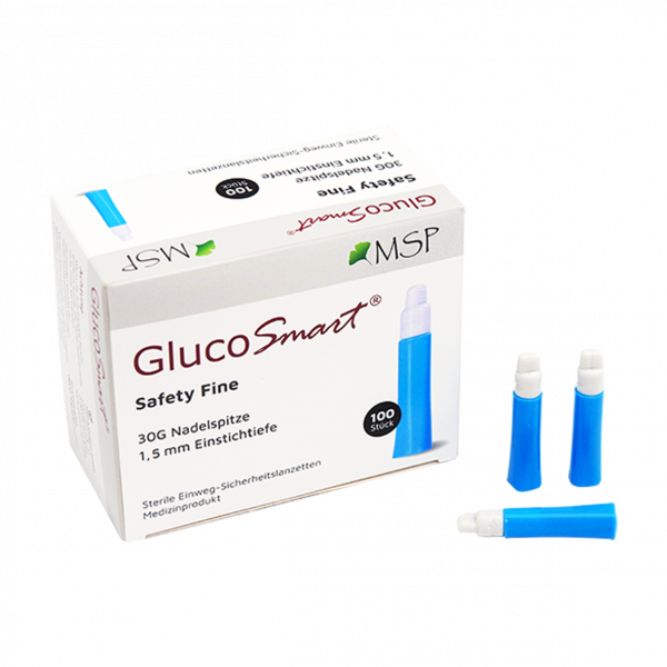 GlucoSmart Safety Fine Lanzetten, 30G