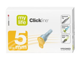 mylife Clickfine Pen Nadeln, 5 mm